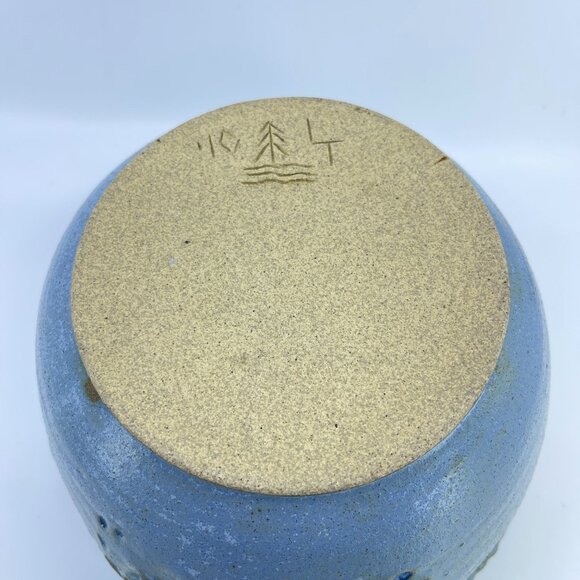 timberlate ceramic arts handcrafted ceramic bowl with fish & starfish design - Picture 9 of 10